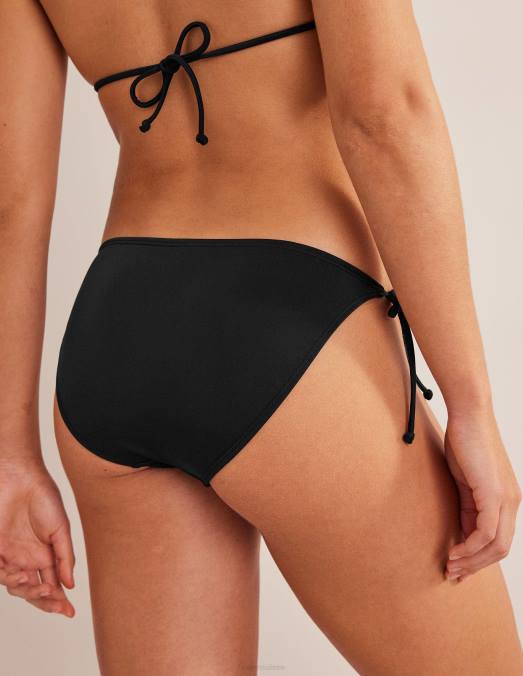 Boden vêtements noir femmes bas de bikini à ficelle LB2X293