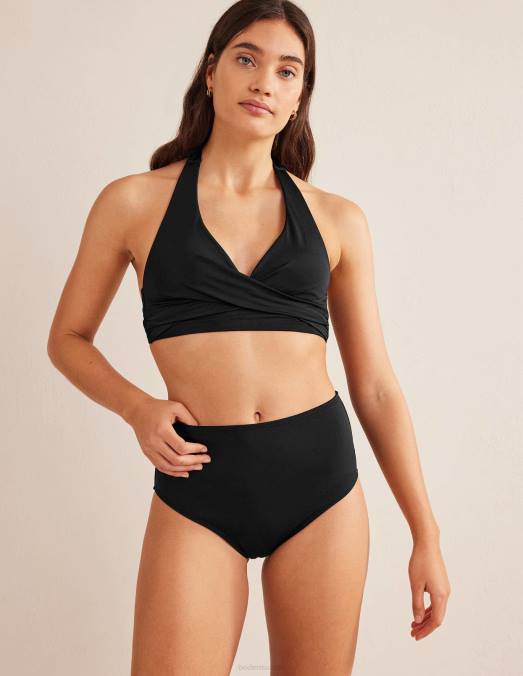 Boden vêtements noir femmes bas de bikini taille haute LB2X270