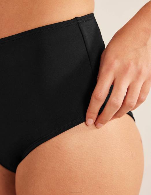 Boden vêtements noir femmes bas de bikini taille haute LB2X270