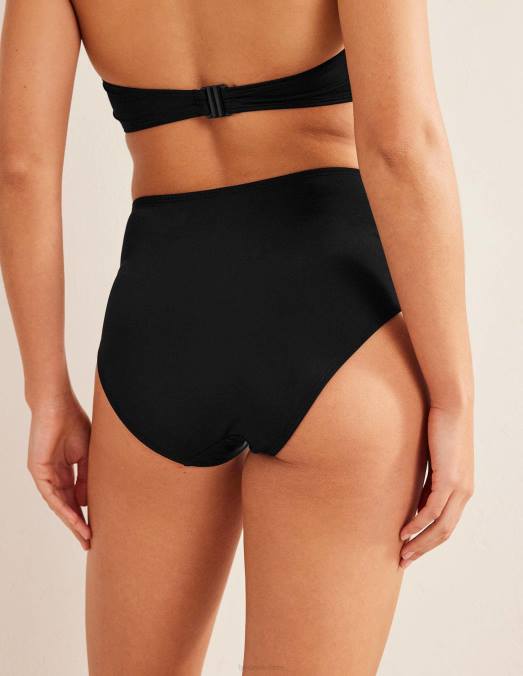 Boden vêtements noir femmes bas de bikini taille haute LB2X270