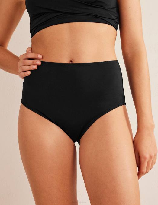 Boden vêtements noir femmes bas de bikini taille haute LB2X270