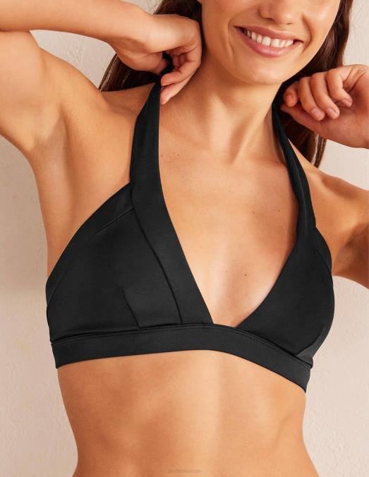 Boden vêtements noir femmes haut de bikini dos nu Ithaque LB2X280