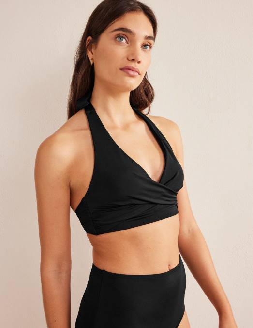 Boden vêtements noir femmes haut de bikini dos nu levanzo LB2X272