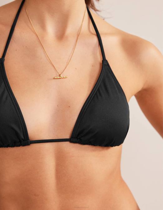 Boden vêtements noir femmes haut de bikini à ficelle LB2X300