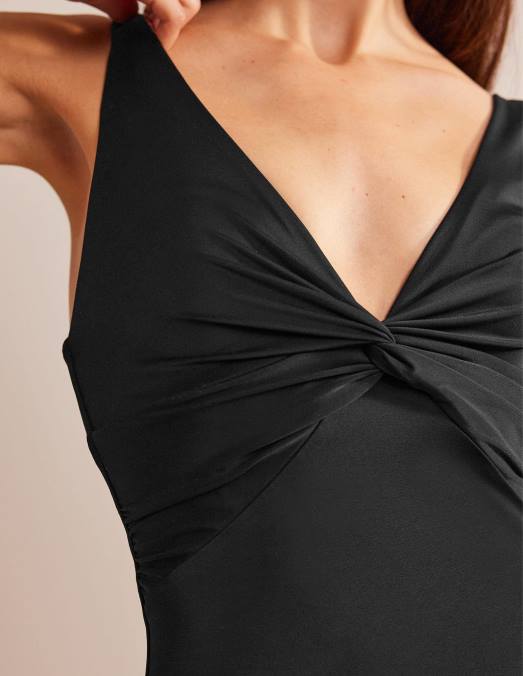Boden vêtements noir femmes maillot de bain classique twist LB2X242