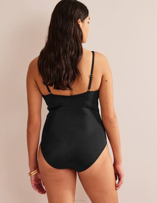 Boden vêtements noir femmes maillot de bain classique twist LB2X242