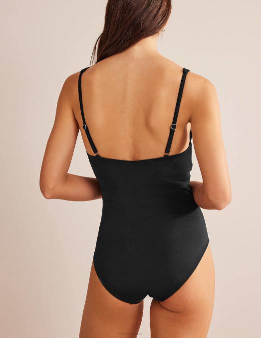 Boden vêtements noir femmes maillot de bain classique twist LB2X242