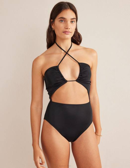 Boden vêtements noir femmes maillot de bain à string et découpes LB2X1380