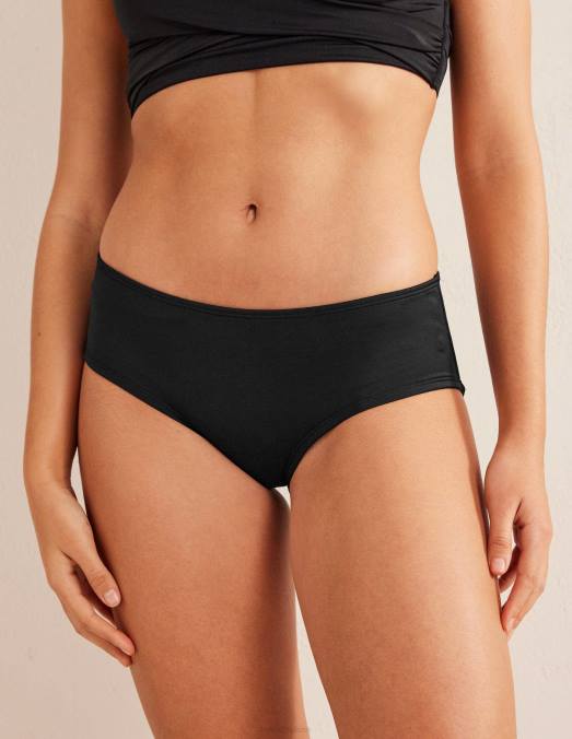 Boden vêtements noir femmes short de bikini classique LB2X284