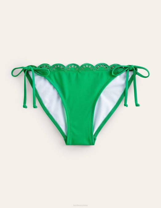 Boden vêtements poivre vert femmes bas de bikini à broderies LB2X263