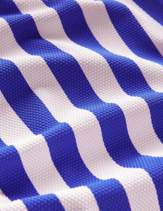 Boden vêtements rayure bleuet et ivoire femmes maillot de bain à rayures et fines bretelles LB2X2617