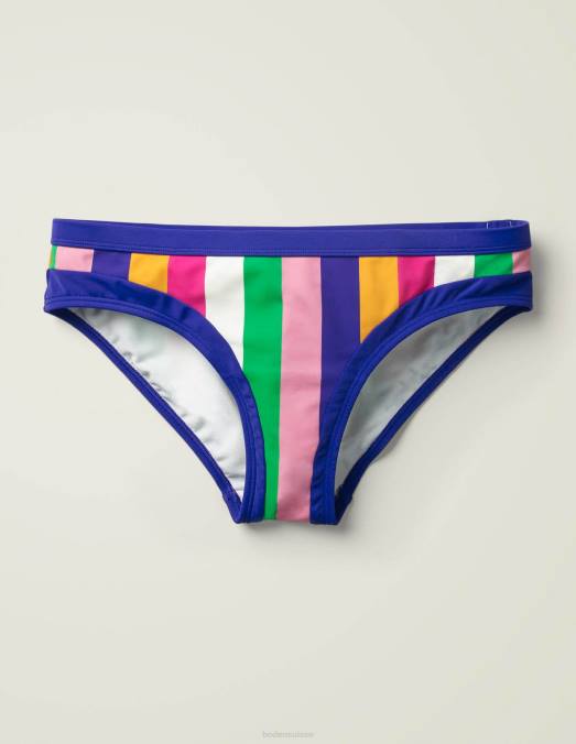 Boden vêtements rayure jaune et rose formica femmes bas de bikini santorin LB2X2052