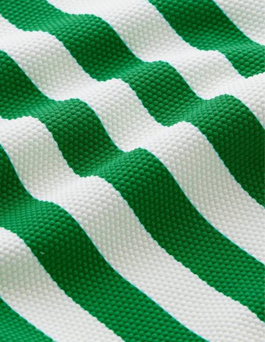 Boden vêtements riche rayure émeraude et ivoire femmes maillot de bain à rayures et fines bretelles LB2X2615