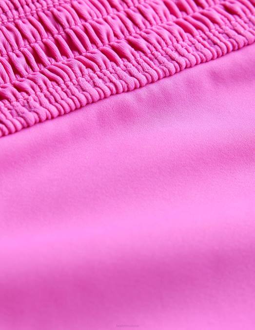 Boden vêtements rose incroyable femmes bas de bikini smocké LB2X2582