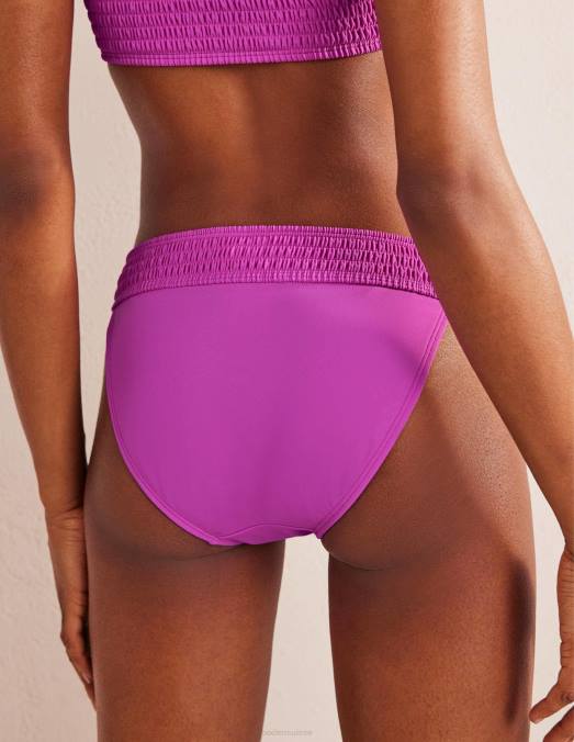 Boden vêtements rose incroyable femmes bas de bikini smocké LB2X2582