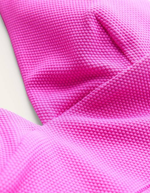 Boden vêtements superbe nid d'abeille rose femmes arezzo - maillot de bain à empiècement et encolure en V LB2X234