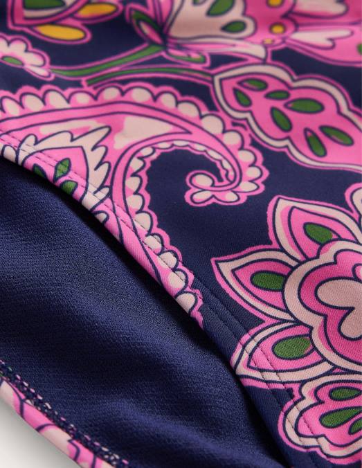 Boden vêtements terrasse bleu marine et cachemire femmes bas de bikini LB2X1844