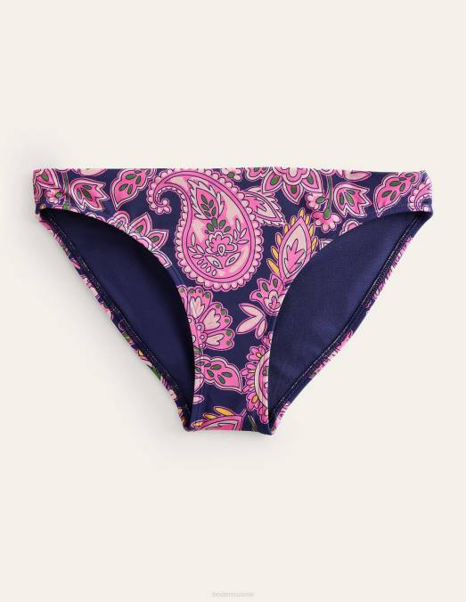 Boden vêtements terrasse bleu marine et cachemire femmes bas de bikini LB2X1844