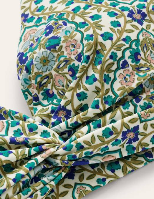 Boden vêtements terrasse de roseaux et de vignes femmes haut de bikini classique torsadé LB2X312