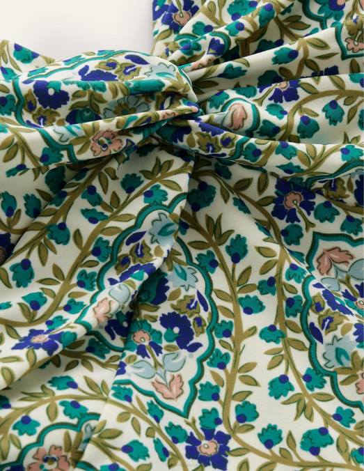 Boden vêtements terrasse de roseaux et de vignes femmes maillot de bain classique twist LB2X223