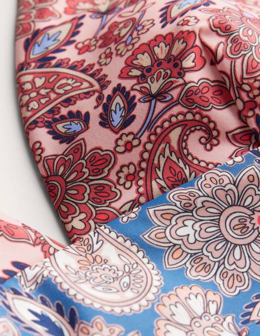 Boden vêtements terrasse rouge et cachemire à haut risque femmes arezzo - maillot de bain à empiècement et encolure en V LB2X1036