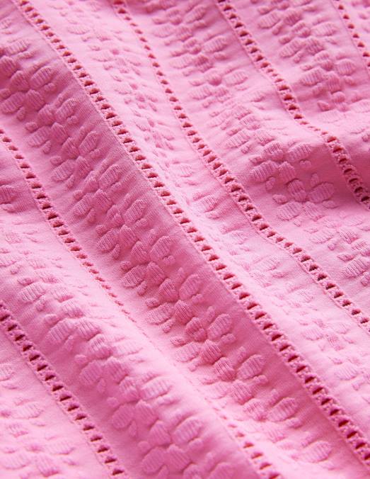Boden vêtements texture rose barbe à papa femmes maillot de bain à fines bretelles LB2X2081