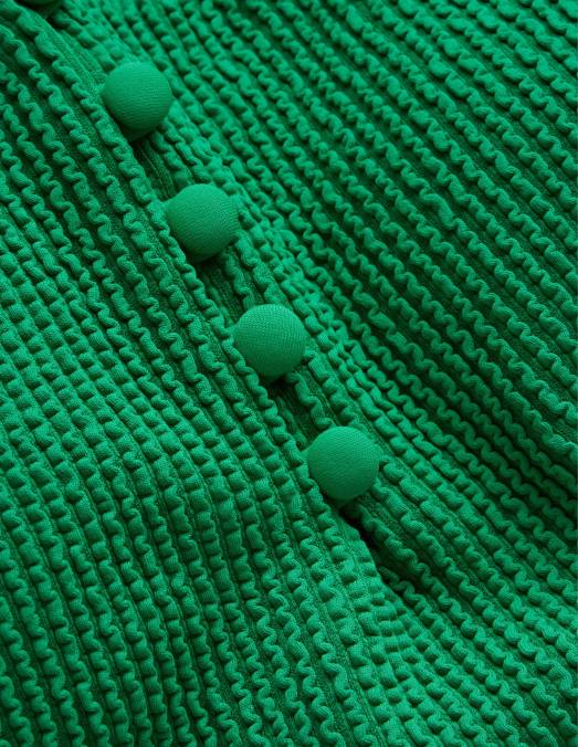 Boden vêtements texture vert vif femmes maillot de bain texturé Henley LB2X1771