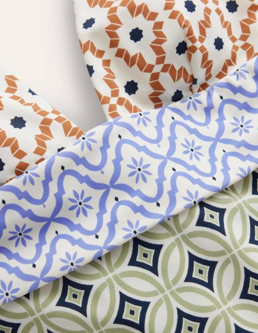 Boden vêtements transe multi et géo femmes maillot de bain dos nu avec nœud LB2X1150