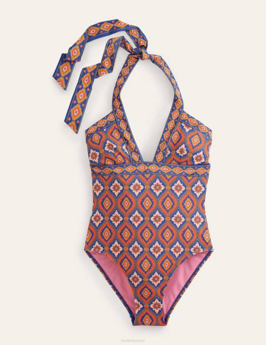 Boden vêtements vermillon & diamant exotique femmes maillot de bain dos nu Ithaca LB2X1043