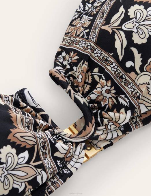 Boden vêtements vigne néron et cachemire femmes haut de bikini dos nu LB2X2270