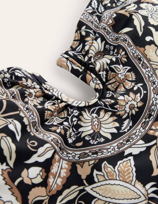 Boden vêtements vigne néron et cachemire femmes maillot de bain dos nu à barre en U LB2X1313