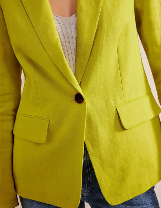 Boden vêtements agrumes femmes le blazer en lin Cambridge LB2X678