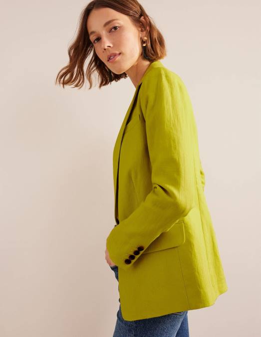 Boden vêtements agrumes femmes le blazer en lin Cambridge LB2X678