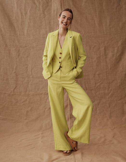 Boden vêtements agrumes femmes le blazer en lin Cambridge LB2X678