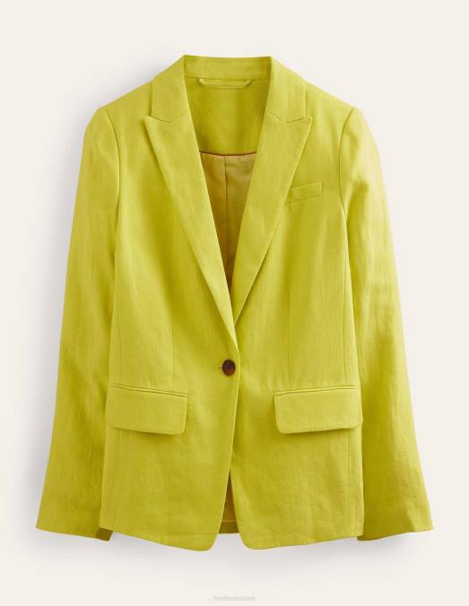Boden vêtements agrumes femmes le blazer en lin Cambridge LB2X678