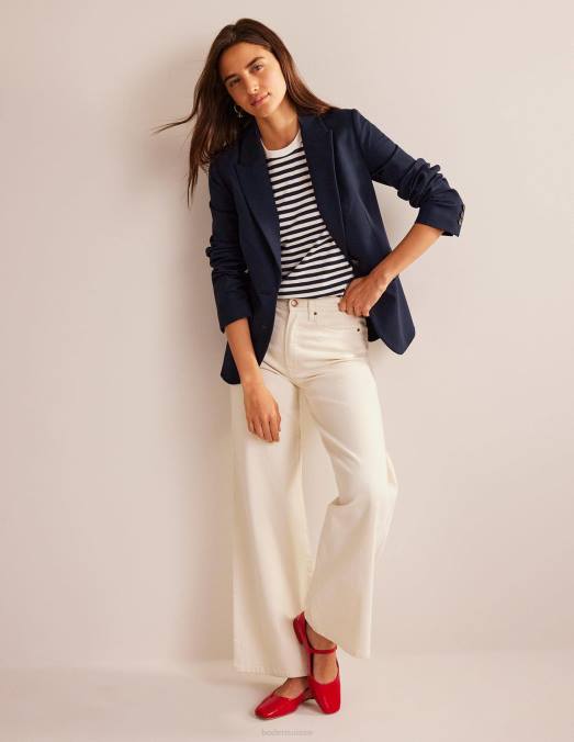 Boden vêtements marine femmes le blazer en jersey marylebone LB2X671
