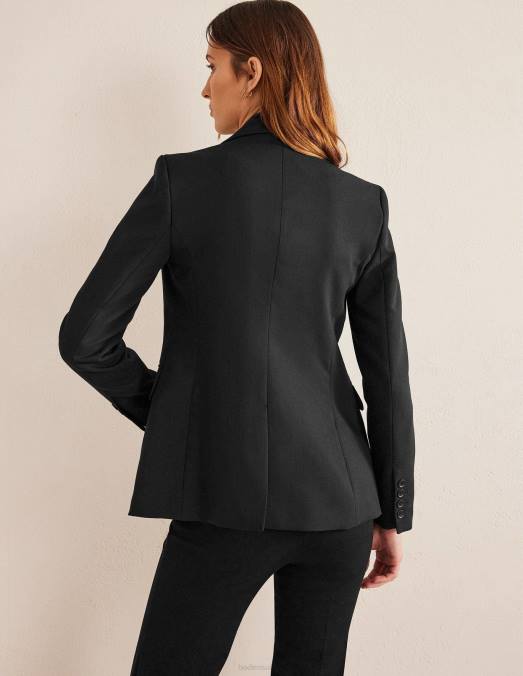 Boden vêtements noir femmes blazer de costume ajusté LB2X675