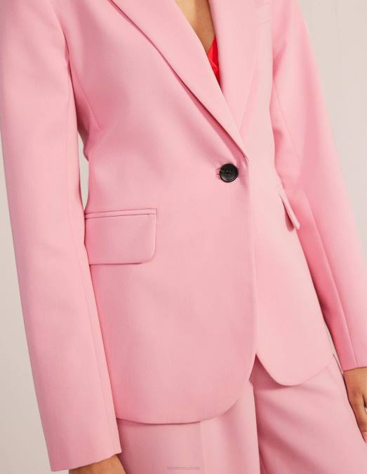 Boden vêtements rose femmes blazer de costume ajusté LB2X2496