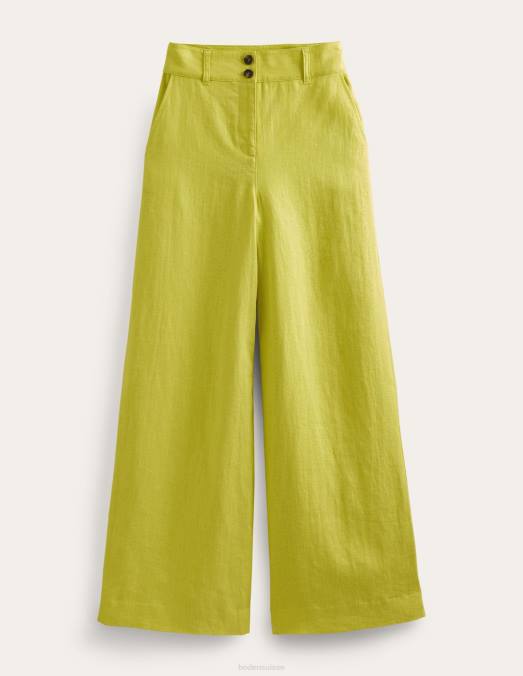 Boden vêtements agrumes femmes pantalon en lin highbury LB2X2594