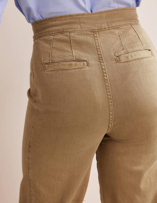 Boden vêtements blé femmes pantalon large marin LB2X331