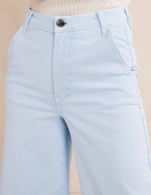 Boden vêtements bleu xénon femmes pantalon large décontracté LB2X1120