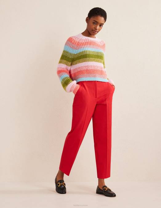 Boden vêtements camélia femmes pantalon fuselé bi-stretch LB2X1434