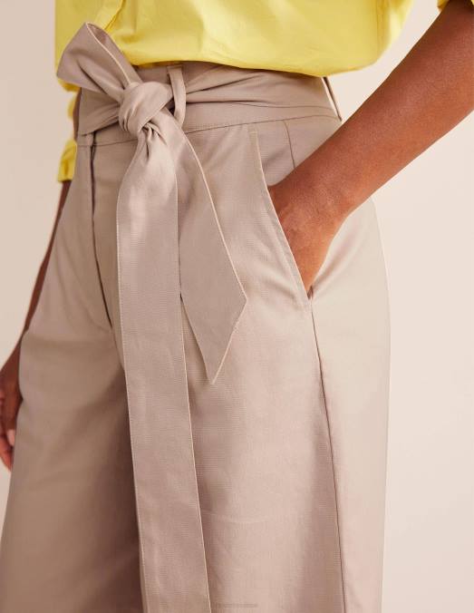 Boden vêtements corde femmes pantalon large raccourci LB2X339