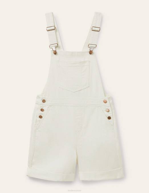 Boden vêtements écru femmes salopette courte décontractée LB2X2431
