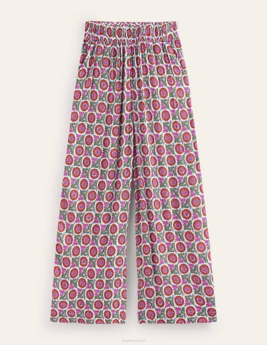 Boden vêtements gin fizz & brin de tournesol femmes pantalon large froissé LB2X337