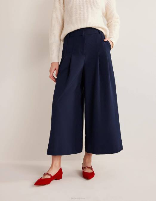 Boden vêtements marine femmes jupe-culotte fluide à jambes larges LB2X2543