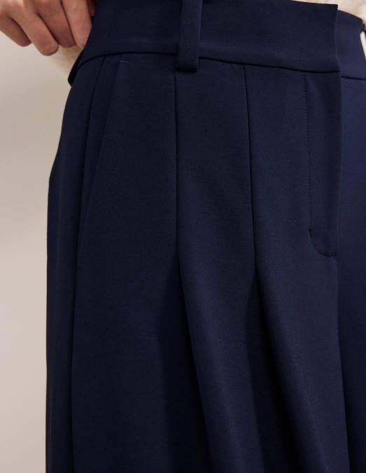 Boden vêtements marine femmes jupe-culotte fluide à jambes larges LB2X2543