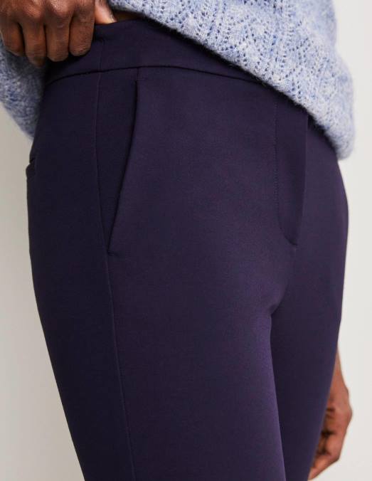 Boden vêtements marine femmes pantalon en jersey 7/8 hampshire LB2X336