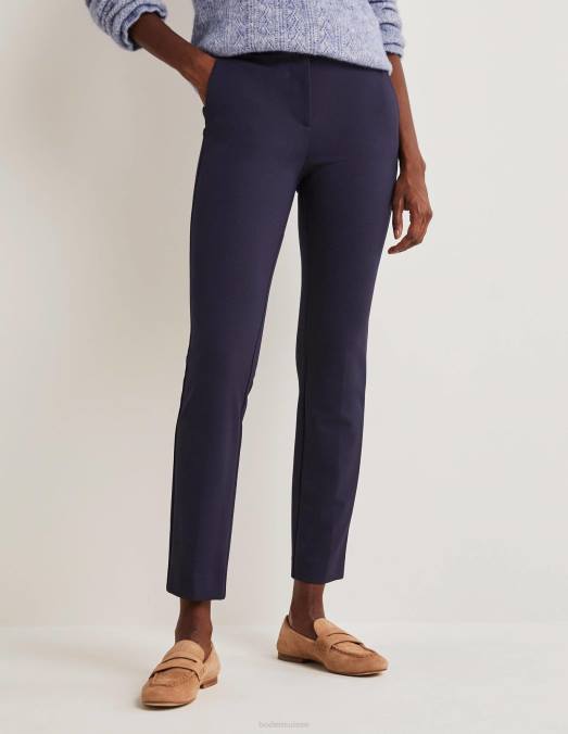 Boden vêtements marine femmes pantalon en jersey 7/8 hampshire LB2X336