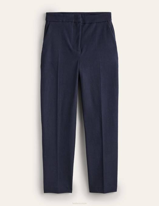 Boden vêtements marine femmes pantalon fuselé bi-stretch LB2X335